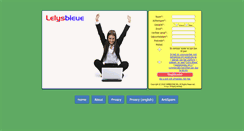 Desktop Screenshot of lelysbleue.com